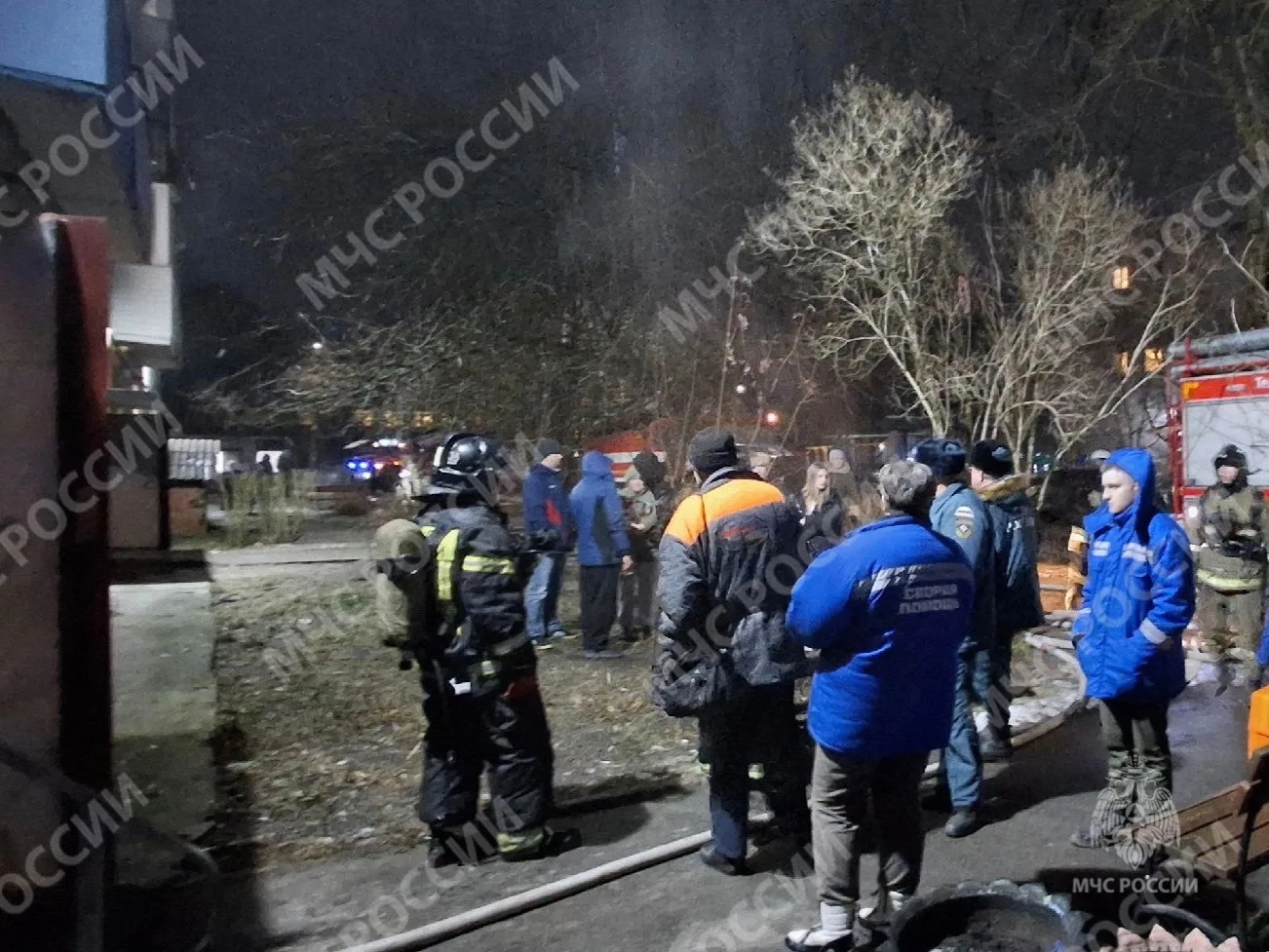 В городе Фокино сегодня проведена эвакуация людей из пятиэтажки