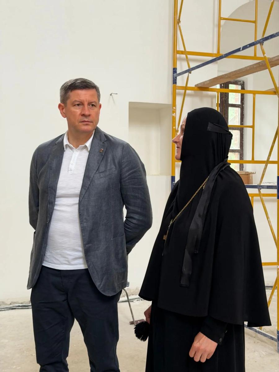 Егор Ковальчук побывал в Спасо-Преображенском монастыре Севска