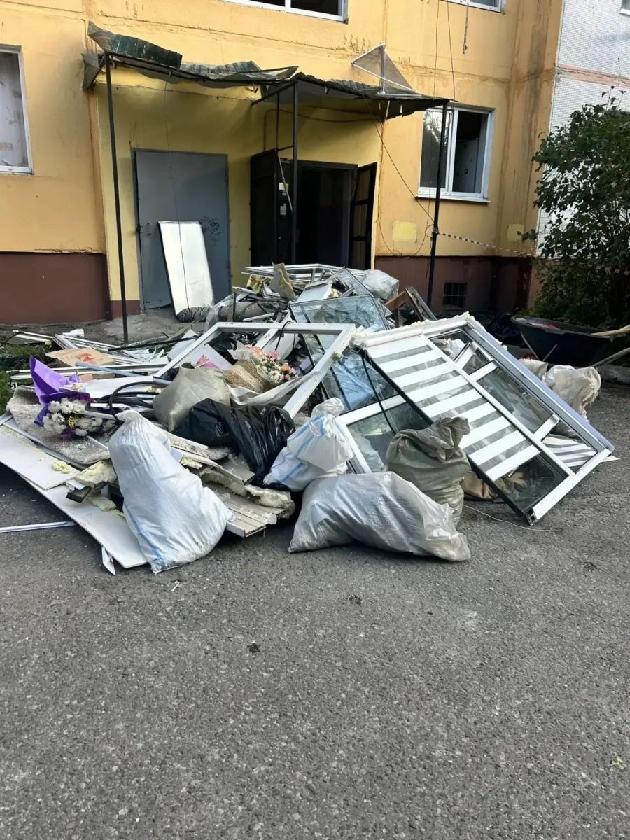 Ковальчук показал фото последствий удара ВСУ по брянской многоэтажке