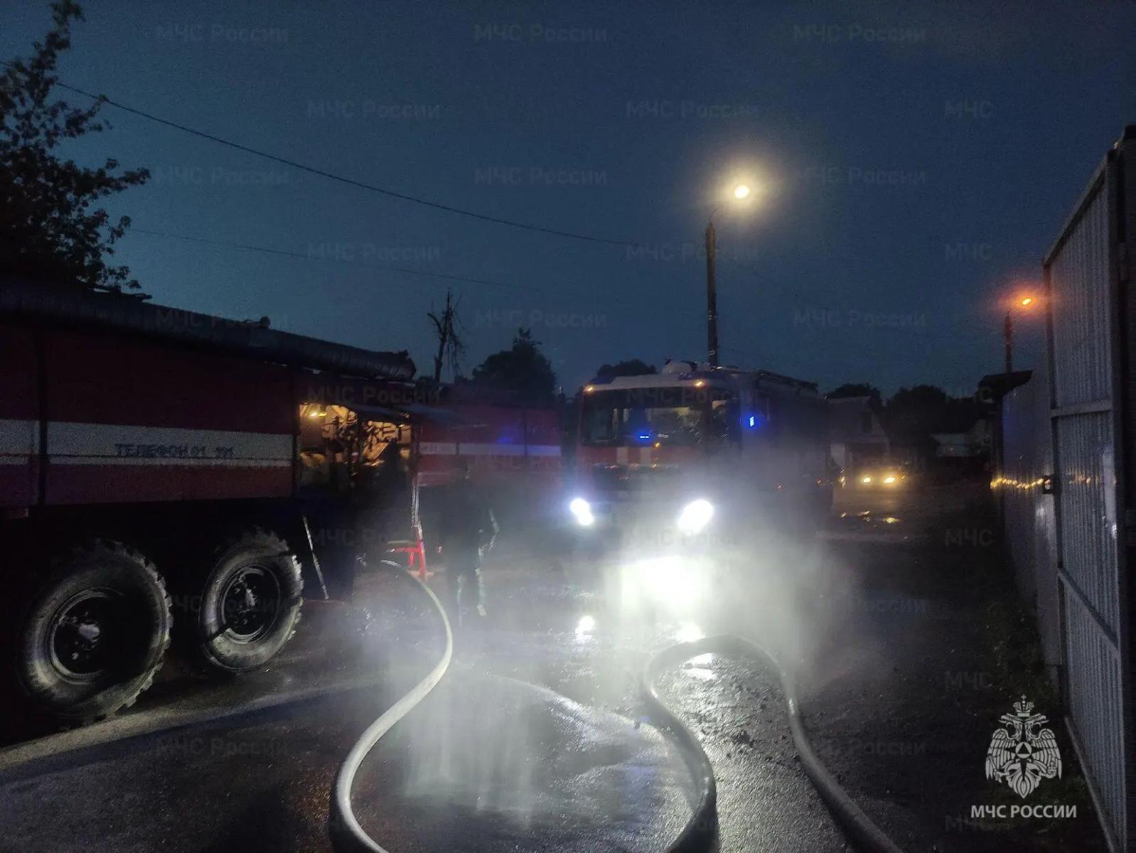 Пожарно-спасательные формирования государственной противопожарной службы успешно потушили возгорание в городском округе Брянск