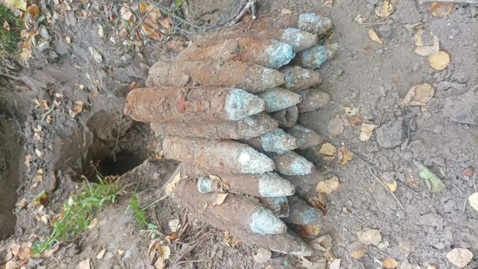 В Брянской области специалисты обезвредили боеприпас, оставшийся со времён Великой Отечественной войны