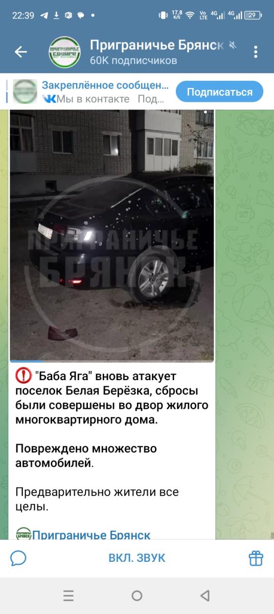 «Баба Яга» заглянула в Трубчевский район Брянщины вечером 5 сентября с недобрыми намерениями