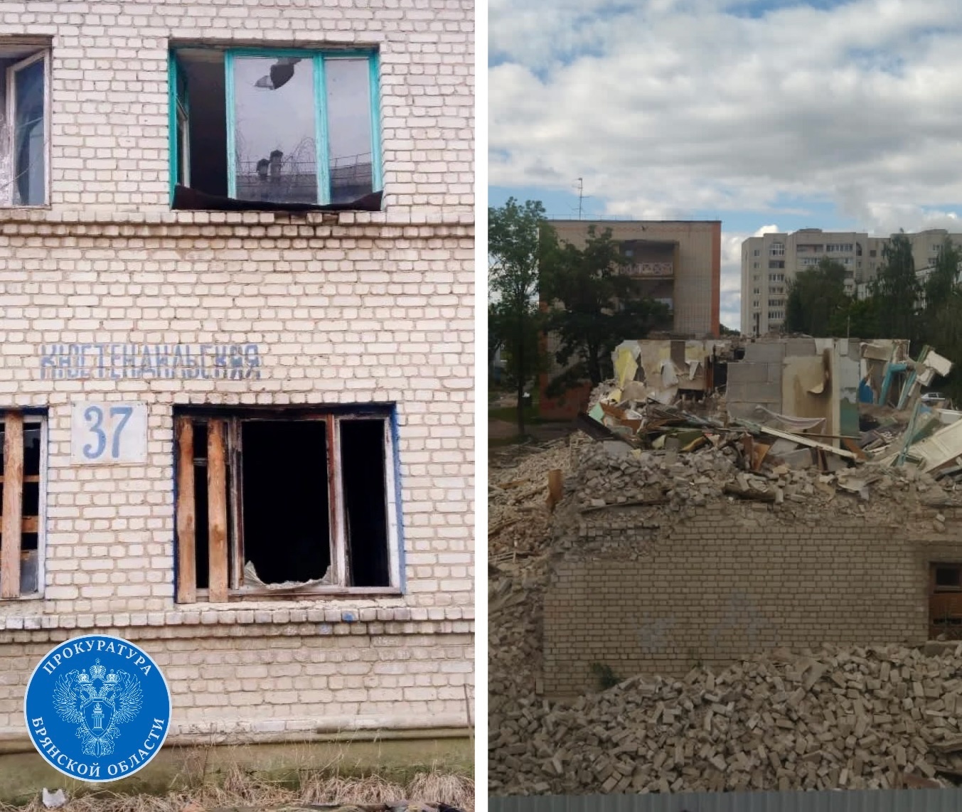 В Клинцах решено наконец-то разобрать аварийный дом