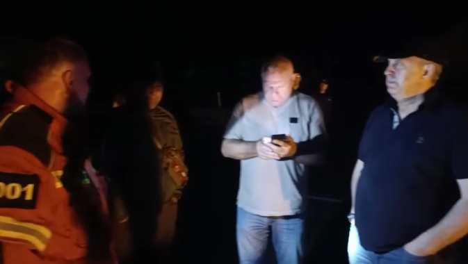 Александр Богомаз  приехал ночью к месту крушения поезда под Выгоничами