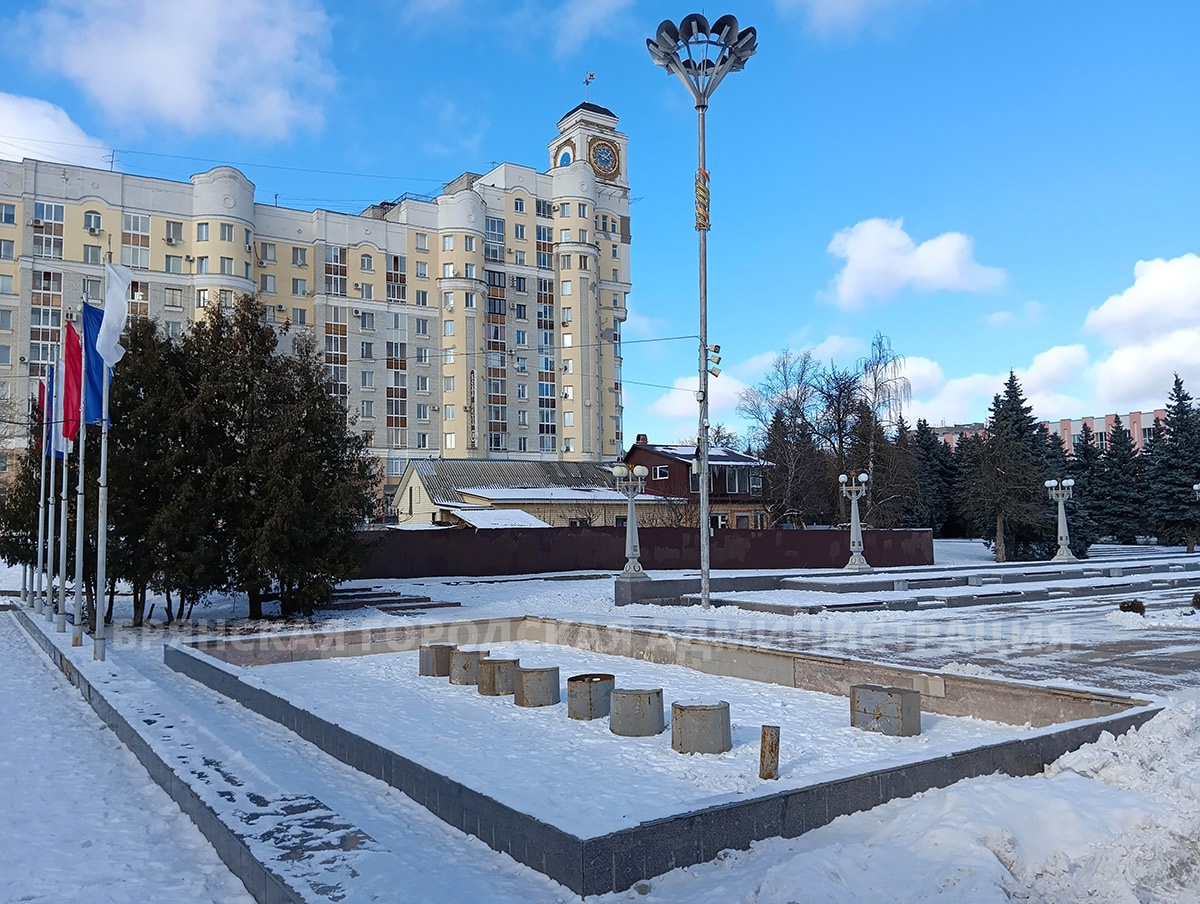 В фонтаны на площади Партизан в Брянске вдохнут новую жизнь