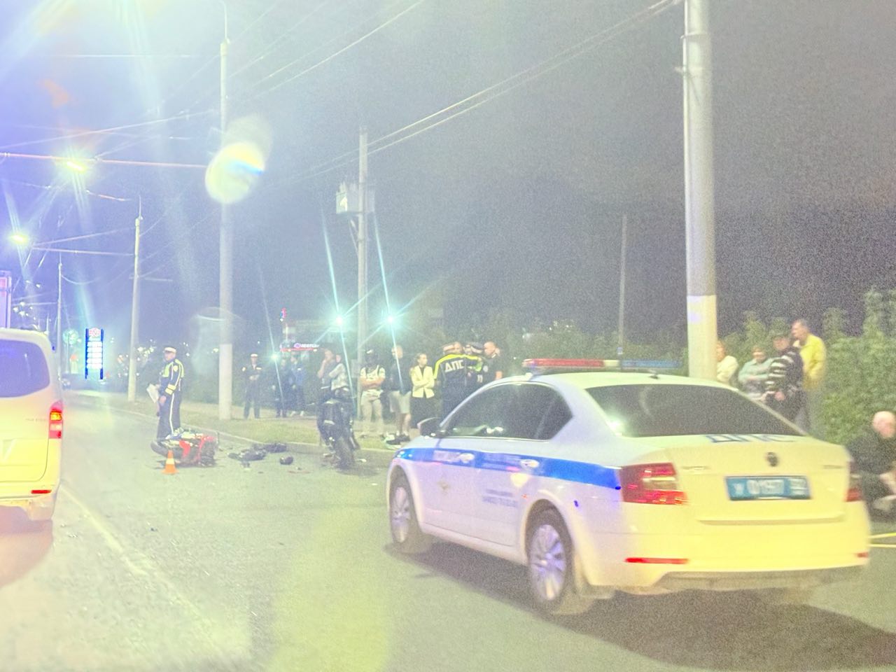 В Брянске на Московском проспекте разбились мотоциклисты