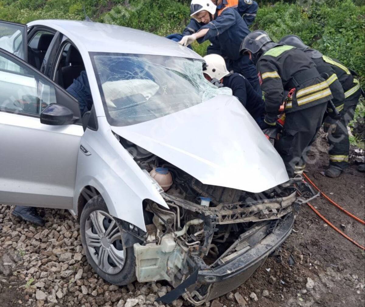 На трассе «Орёл — Брянск — Смоленск» случилась страшная авария с пострадавшим