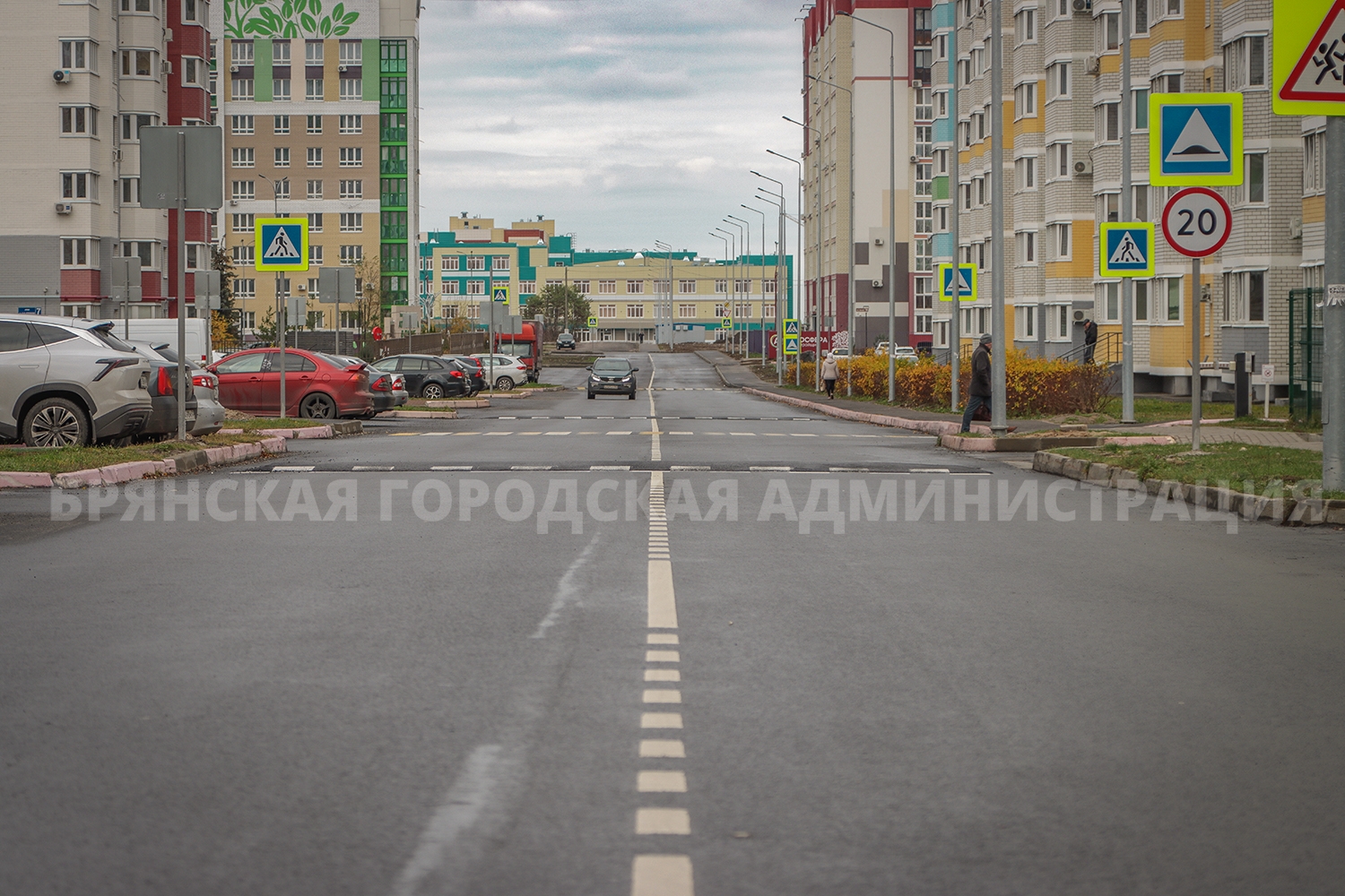 На улице Строкина в Брянске появился новенький асфальт