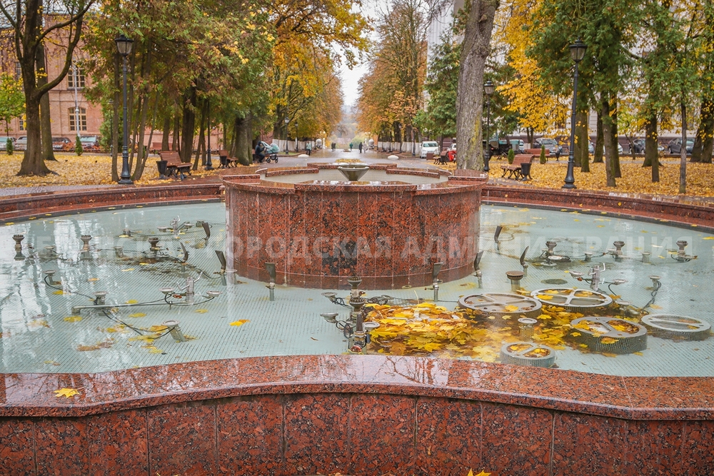 Фонтаны города Брянска уходят на зимние каникулы