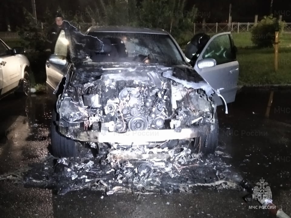 Выяснилось, что полыхало ночью в Володарском районе Брянска