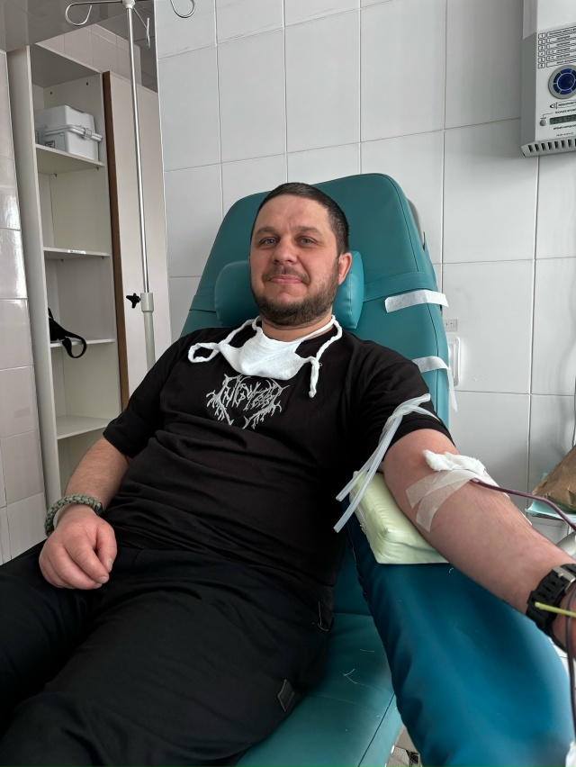 Брянец Константин Щекунов сдал кровь в 111-й раз