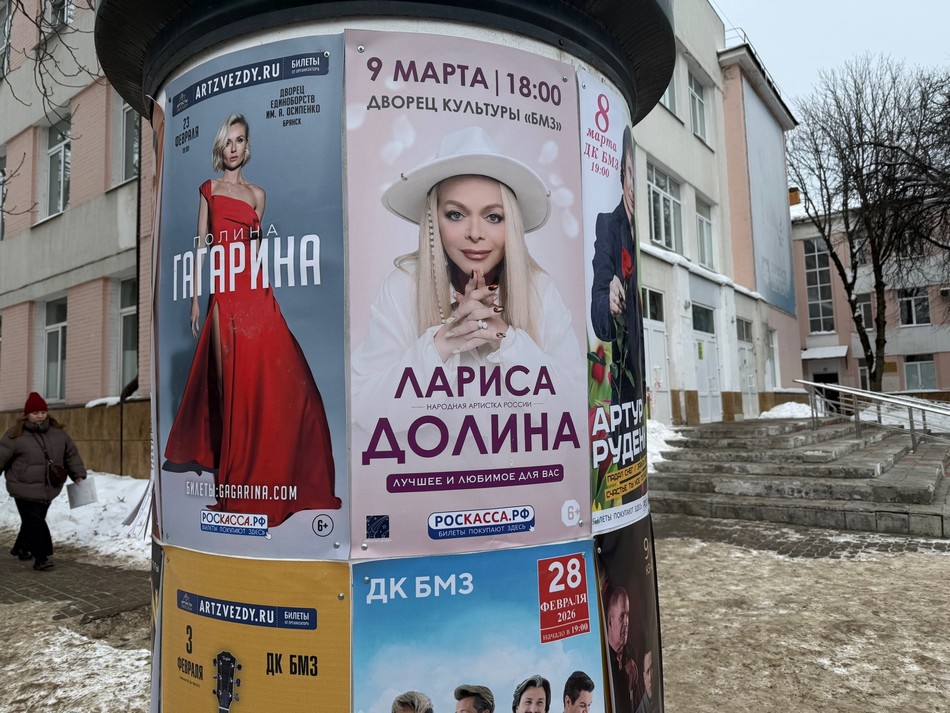 Брянский концерт Долиной перенесли с марта на ноябрь