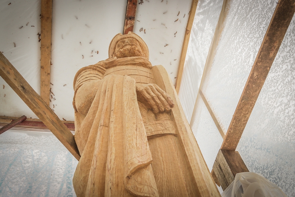 Новая скульптура князя Романа Брянского станет украшением парка Толстого