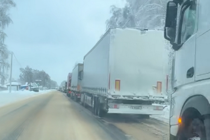 Многочасовые очереди. Брянцев предупредили о пробке на границе с Белоруссией