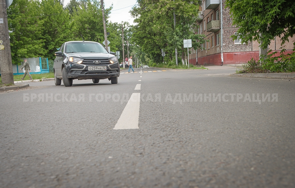 В Бежицком районе Брянска завершили капитальный ремонт улицы Камозина