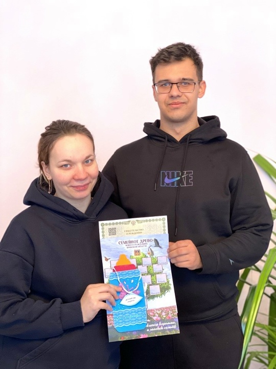 Первая родившаяся в этом году в Клетне девочка получила имя Александра