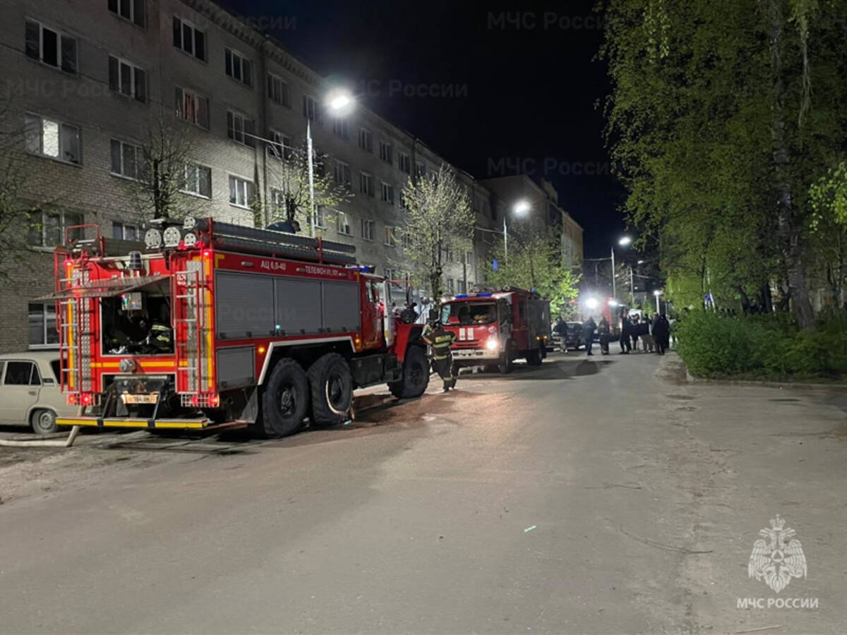 Ночью 21 апреля в общежитии Бежицкого района произошёл пожар