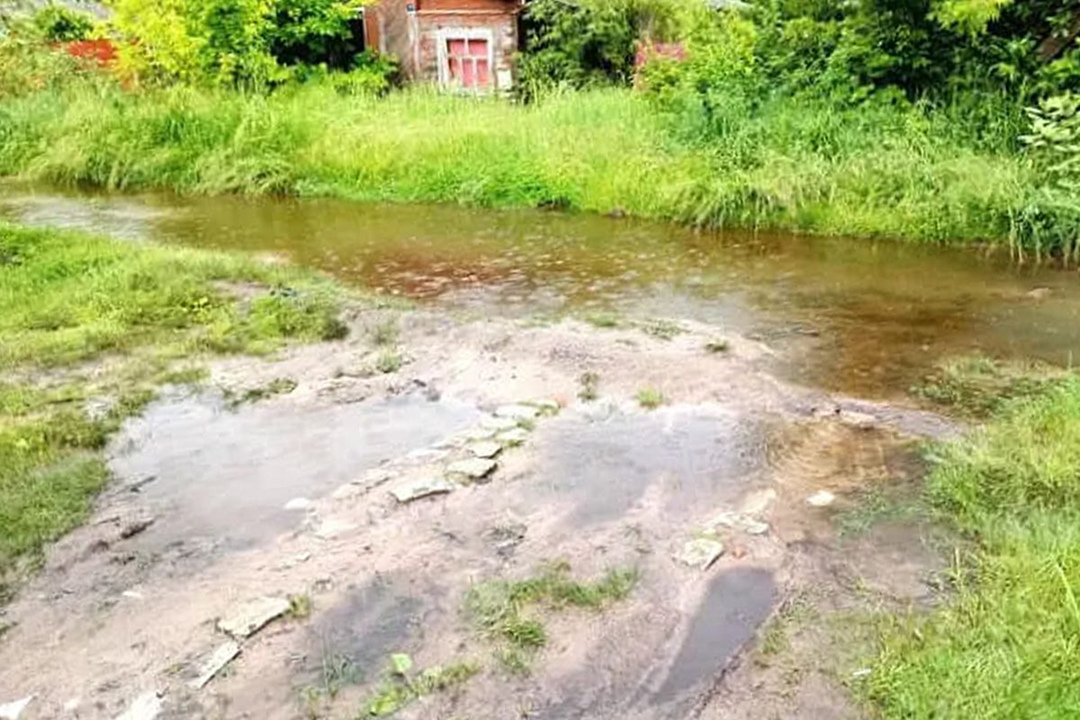 В Брянской области из-за ливней затопило улицы