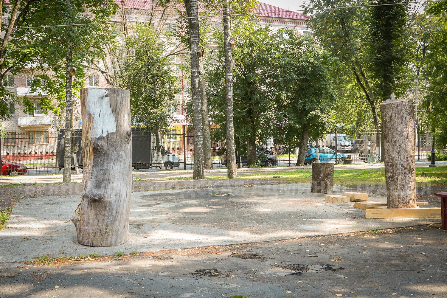 В парке имени Алексея Толстого начнётся ежегодный фестиваль деревянной скульптуры